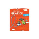 Exercitii grafice 6 ani+ (rosie), editura Nomina