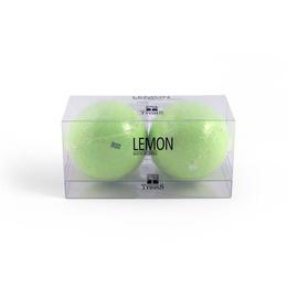 Set 2 bile efervescente baie, cu lamaie verde, treets, 360 gr