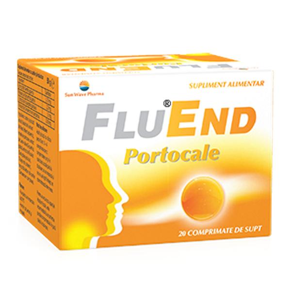 FluEnd Portocale Sunwave Pharma, 20 dropsuri FluEnd Portocale Sunwave Pharma, 20 dropsuri