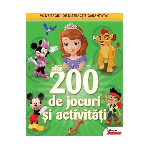 200 de jocuri si activitati vol.2 Disney Junior, editura Litera