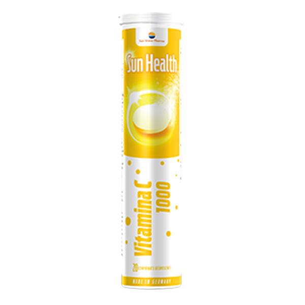 Sun Health Vitamina C Sunwave Pharma, 20 comprimate efervescente
