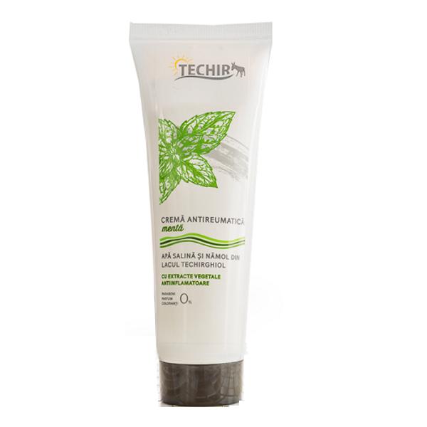 Crema pentru Masaj Antireumatic cu Menta Techir, 125 g