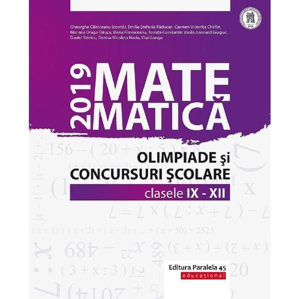 Matematica - clasele 9-12 - olimpiade si concursuri scolare - gheorghe cainiceanu, editura paralela 45