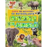 Animale din jungla - Carte de activitati cu autocolante, editura Aramis
