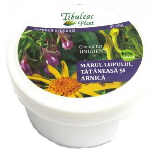 Crema cu Marul Lupului, Tataneasa si Arnica Tibuleac, 60 g