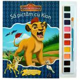 Sa pictam cu Kion - Carte de colorat cu pensula si acuarele, editura Litera