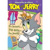 Tom si Jerry - Supercarte de colorat - Pe locuri... fiti gata... La joaca!, editura Litera