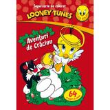 Looney Tunes - Aventuri de Craciun - Supercarte de colorat, editura Litera