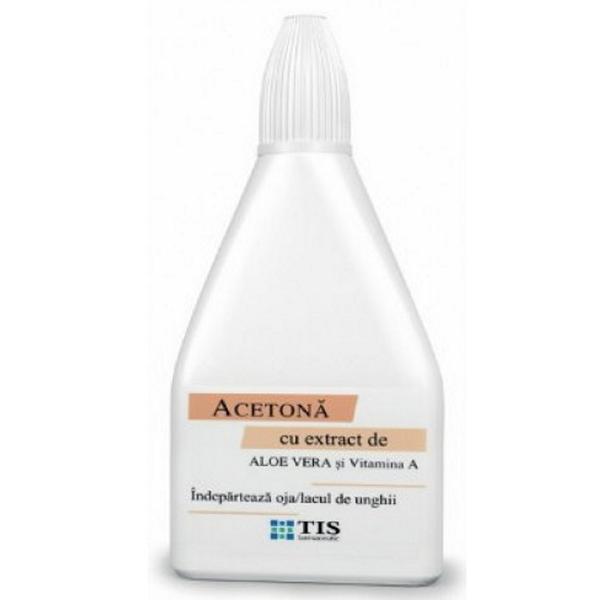 Acetona cu Aloe Vera si Vitamina A Tis Farmaceutic, 60 ml imagine