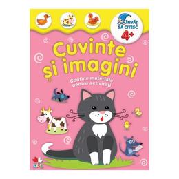 Cuvinte si imagini - invat sa citesc 4+, editura litera