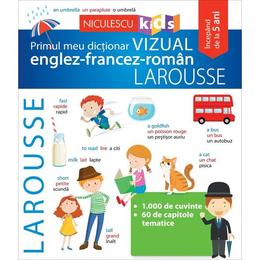 Primul meul dictionar vizual englez-francez-roman larousse, editura niculescu