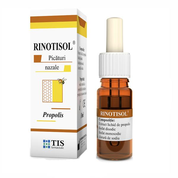 Rinotisol Picaturi Nazale cu Propolis Tis Farmaceutic, 10 ml