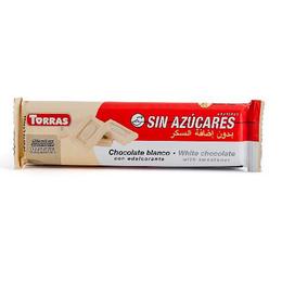 Ciocolata alba fara zahar torras, 30 g