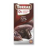 Ciocolata Neagra 72% Cacao Torras, 75g