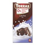 Ciocolata cu Lapte fara Zahar Torras, 75 g