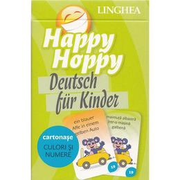 Happy Hoppy. Deutsch fur Kinder. Cartonase: Culori si numere, editura Linghea