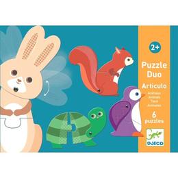 Puzzle duo articulo animals djeco