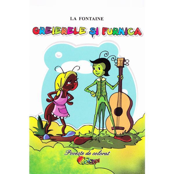 Greierele si furnica - La Fontaine, editura Roxel Cart