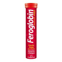 Feroglobin Fizz cu Portocale Vitabiotics, 20 comprimate efervescente