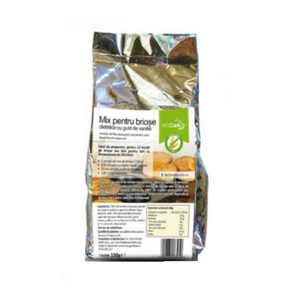 Mix pentru Briose Dietetice cu Gust de Cacao No Sugar, 150 g