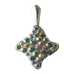 Pandant twister ceralun aurore boreale, argint 925 - queen stone