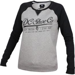 Bluza femei dc shoes stay rad raglan crew wmn edjsf03014-knfh, m, gri