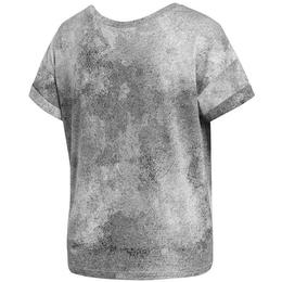 Tricou femei adidas performance essential aop cv8336, xs, gri