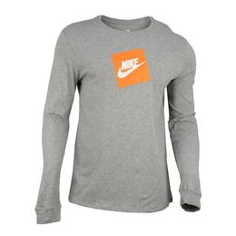 Bluza barbati nike nsw tee ls futura box hbr aj3873-063, xl, gri