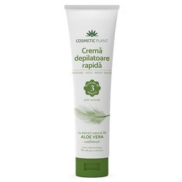 Crema depilatoare rapida cu aloe vera cosmetic plant, 150 ml