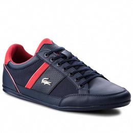Pantofi sport barbati lacoste chaymon 218 1 cam 7-35cam0013144, 40.5, albastru