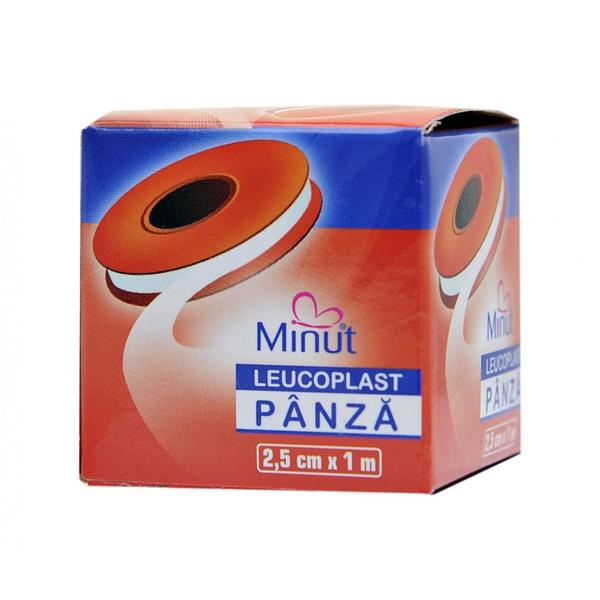 Leucoplast Panza Minut 2,5 cm x 1 m Minut