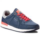 Pantofi sport barbati Pepe Jeans Tinker Pro-Waterproof PMS30486-595, 41, Albastru