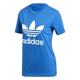 Tricou femei adidas Originals adidas Trefoil Tee DH3132, M, Albastru