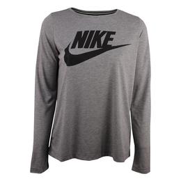 Bluza femei Nike Fall HBR Longsleeve Top AA3990-091, S, Gri