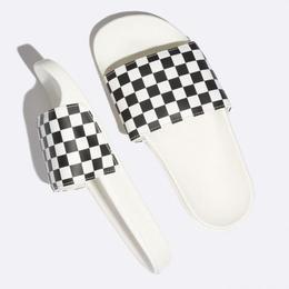Slapi femei vans checkerboard wht/blk v4lg27k1, 38.5, alb