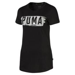 Tricou femei puma fusion graphic tee 85206601, l, negru