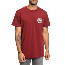 Tricou barbati dc shoes circle star edyzt03903-rzg0, l, rosu