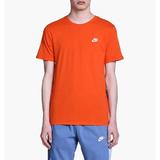 Tricou barbati Nike Sportswear T-Shirt Team Orange White AR4997-891, M, Portocaliu