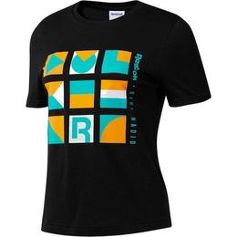 Tricou femei reebok fitness x gigi hadid dy9369, s, negru
