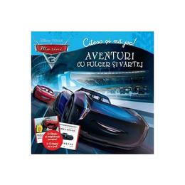 Disney. masini 3. aventurile cu fulger si vartej - citesc si ma joc!, editura litera
