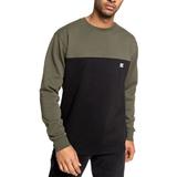 Bluza barbati Dc Shoes Rebel Crew Block 3 Green/black EDYFT03456-XCCK, S, Verde