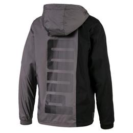 Jacheta barbati puma woven hooded men's training jacket 51838403, l, gri