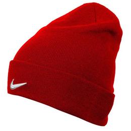 Fes unisex nike swoosh beanie 803734-657, marime universala, rosu