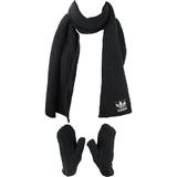 Set fular si manusi femei adidas Originals Scarf Glove AB2992, OSFW, Negru