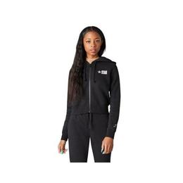Hanorac femei converse all star fleece full zip womens hoodie 10018309-001, xs, negru