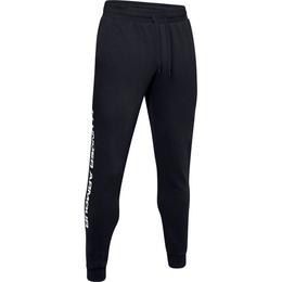 Pantaloni barbati under armour rival fleece logo joggers 1345634-001, l, negru
