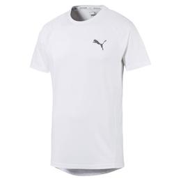 Tricou barbati puma evostripe men top 58008402, l, alb