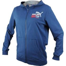 Hanorac copii Puma Style Athl Hooded Sweat Jacket 836677121, 129-140 cm, Albastru