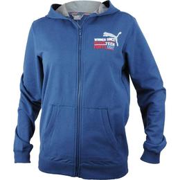 Hanorac copii Puma Style Athl Hooded Sweat Jacket 836677121, 165-176 cm, Albastru