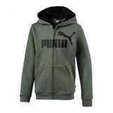 Hanorac copii Puma ESS Logo Hooded Jacket Fl B 85210223, 129-140 cm, Verde